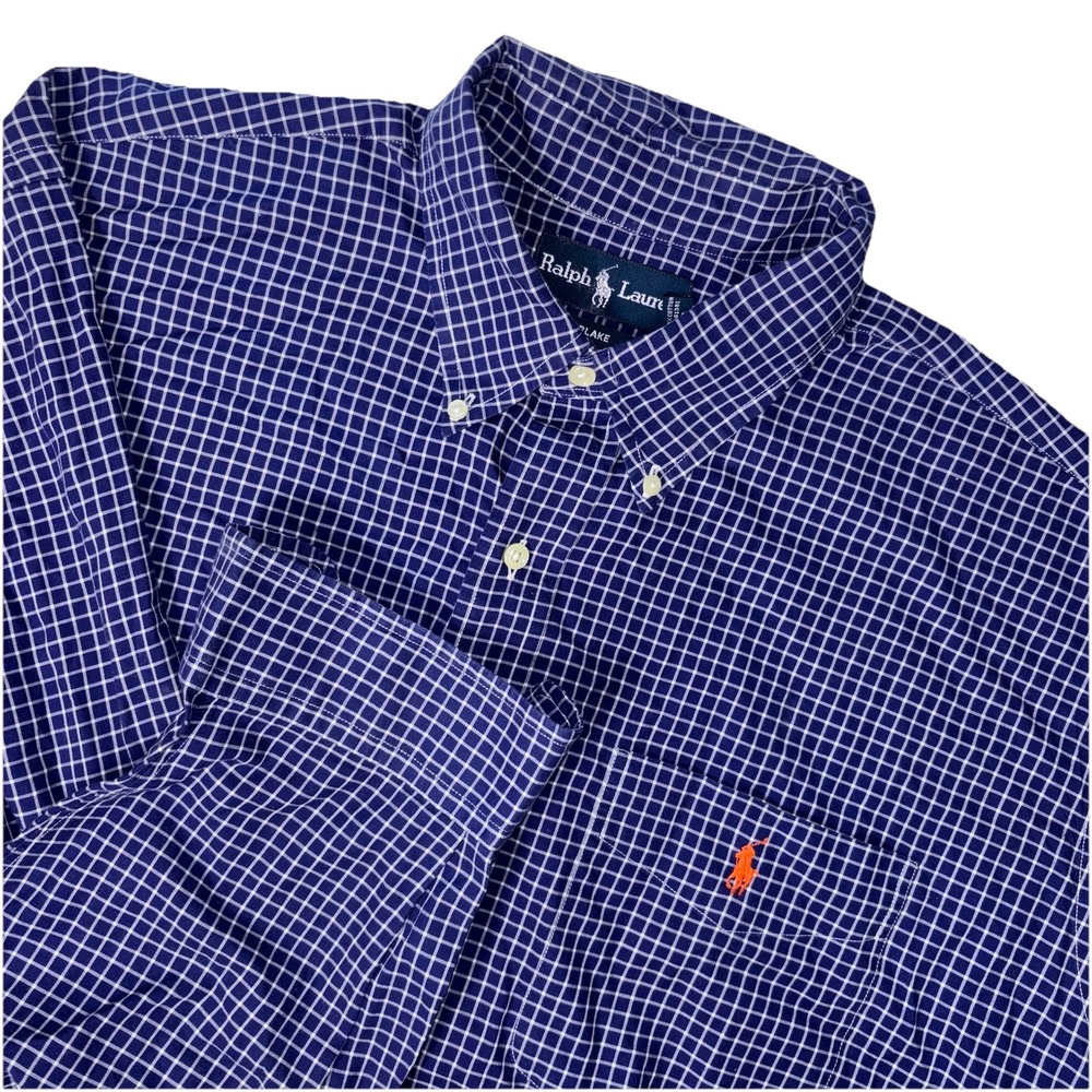 Men's Ralph Lauren "Blake"  Long Sleeve Button Down Polo Shirt  size XL